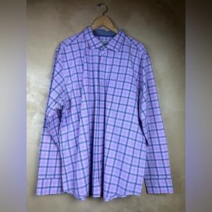 Tommy Bahama island Zone mens XL purple long sleeve shirt button up! GREAT